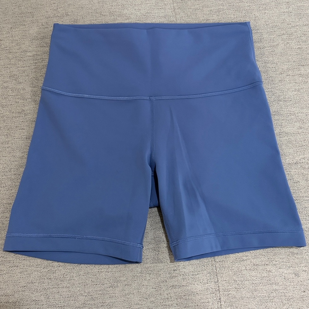 Lululemon Wunder Train High-Rise Short 6" in Oasis Blue - Picture 4 of 11